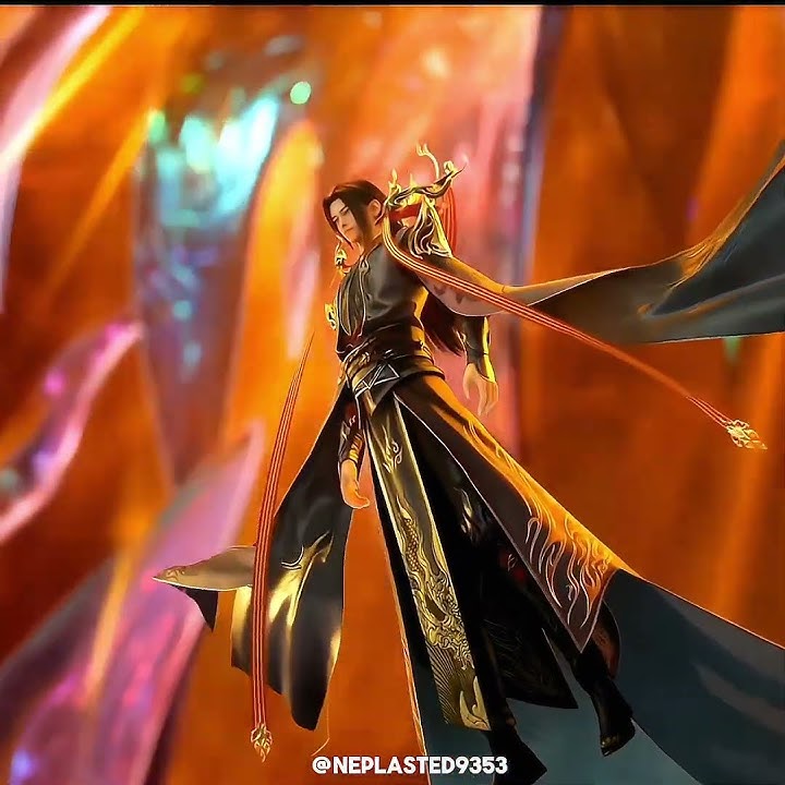 flame emperor 😈 xiao yan new look 😀 #xiaoyan #anime #btth
