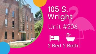 105 S. Wright #206 (2BD/2BA)