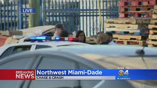 Suspect Taken Into Custody Following Crash In Hialeah
