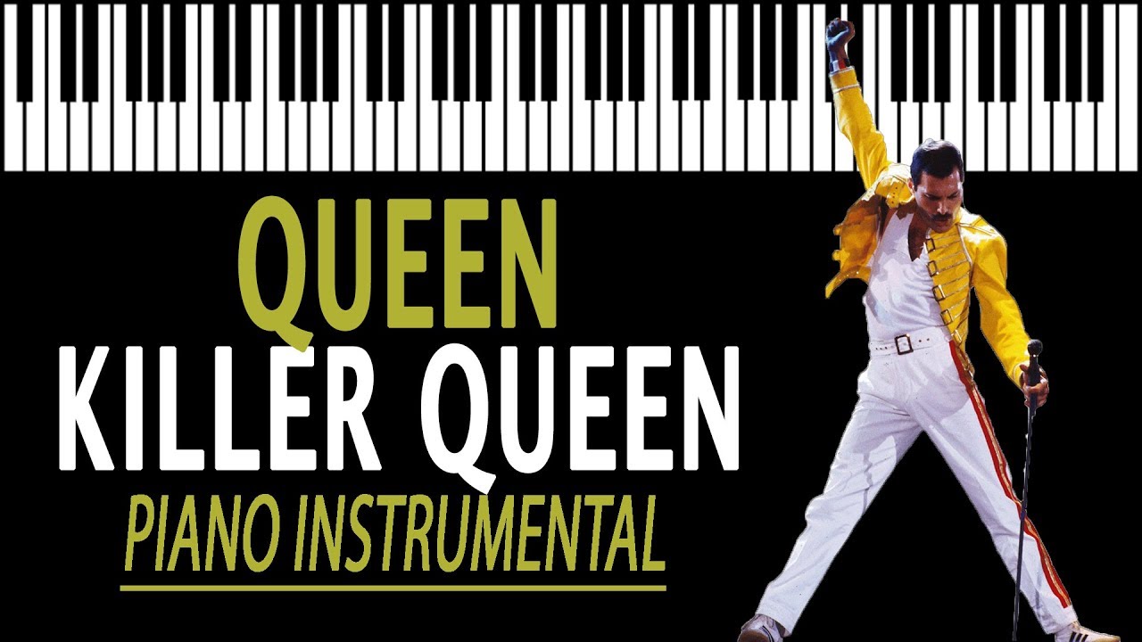 QUEEN - Killer Queen KARAOKE (Piano Instrumental)