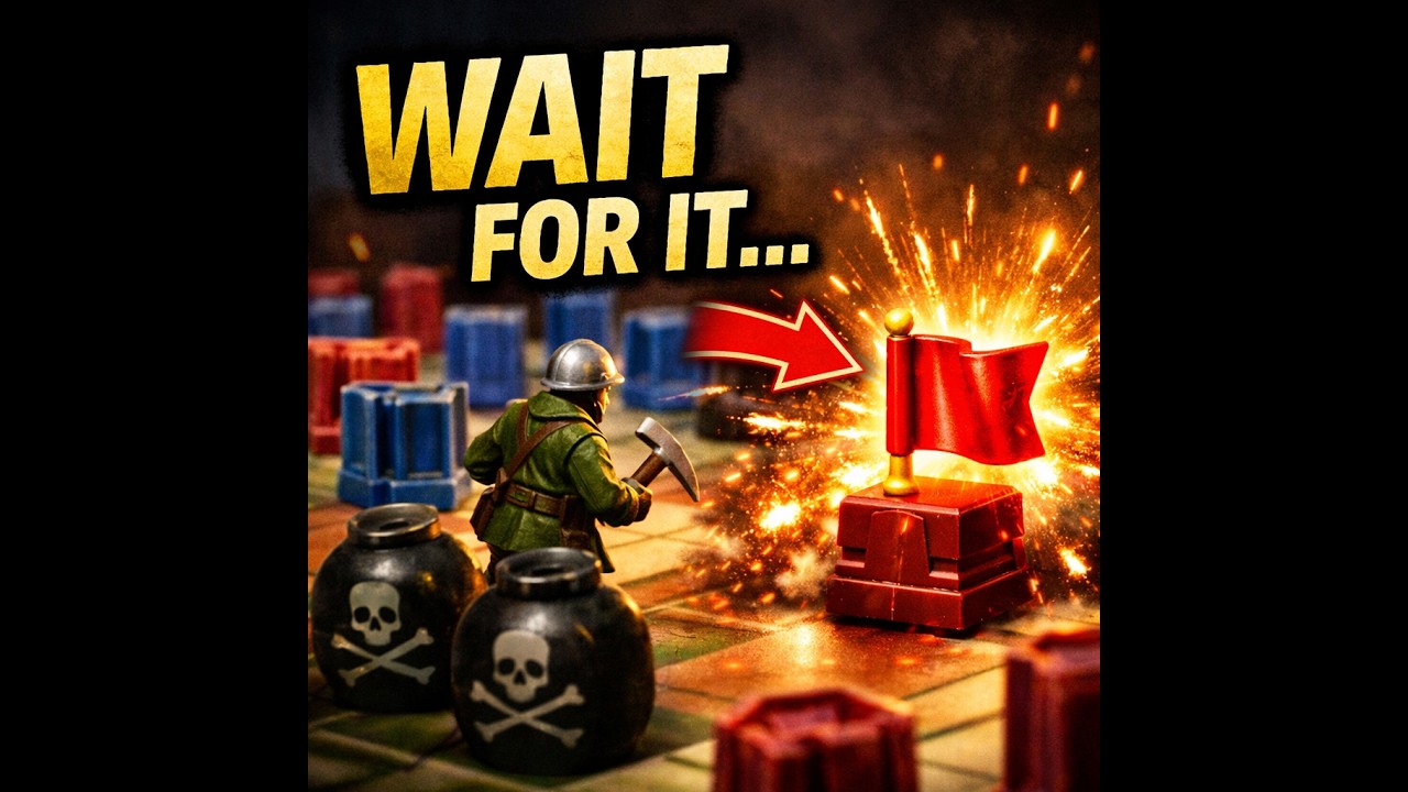 Patience and Taking the Flag | Stratego® Online Strategy Battle  #stratego