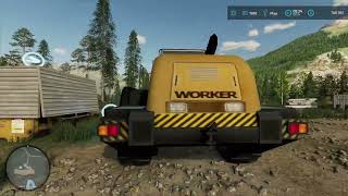 Farming Simulator 22. Dredge Creek Alaska.С.1. Начало выживания.