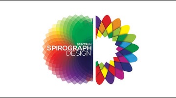 Spirograph Spectrum Design - Adobe Illustrator/Photoshop
