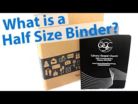 What is a Half Size Binder? | Binding101.com - YouTube