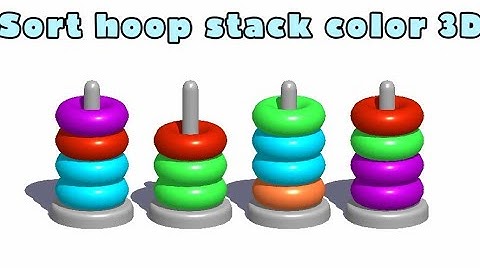 sort stack level 1to20 - entertaining game