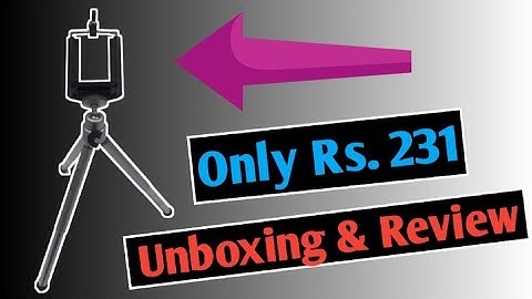 Everycom Mini Extendable Tripod Unboxing And Review | Mini Tripod For Recording Phone Screen Videos.