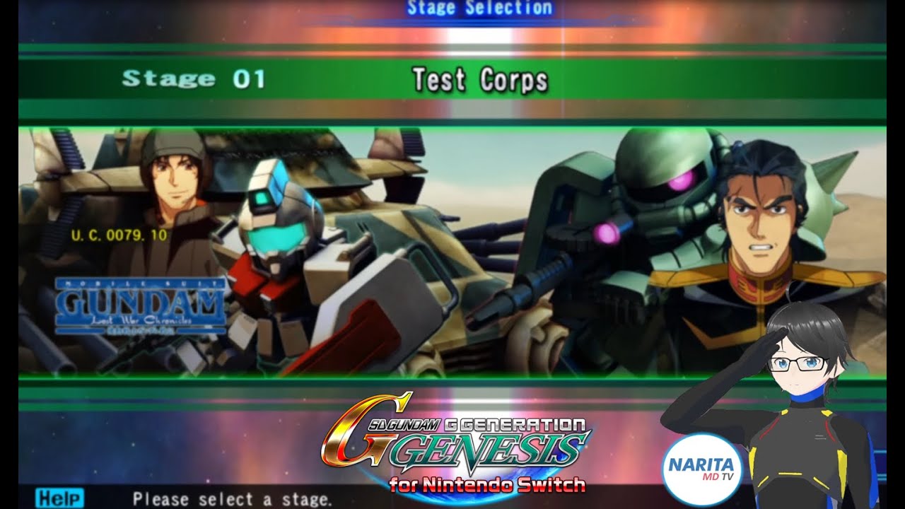 Mobile Suit Gundam Lost War Chronicles - Stage 1 - SD Gundam G Generation Genesis