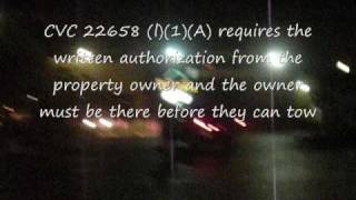 Tow Truck Driver Caught