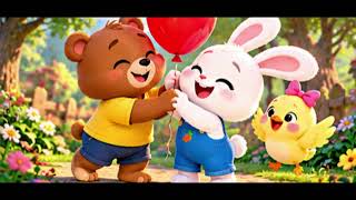 Bunny's Lost Balloon 🎈 | Cute Kids Cartoon Story News