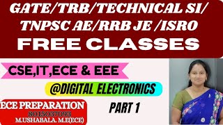 Free classes@digital Electronics#gate#trb #tnpscae#technical SI#rrb JE#ece#eee #cse#it#classes#PYQ's