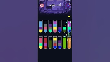 #water #sort #puzzle #game #solve #level #1114
