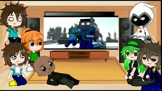 Minecraft Reacts To We Are The Danger From rainimator gacha Clublazydemon 79