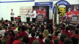 Detroit Red Wings School Assembly Program with BCBSM & Kroger