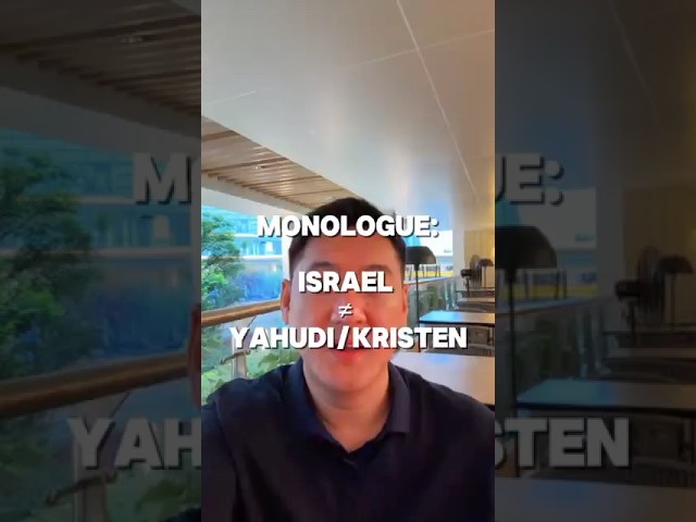 ISRAEL ≠ YAHUDI/KRISTEN