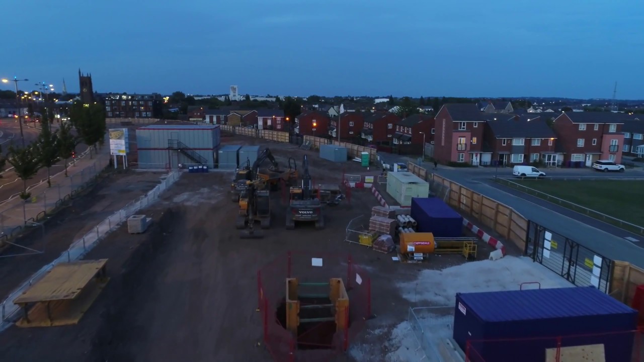 Edge Lane construction site