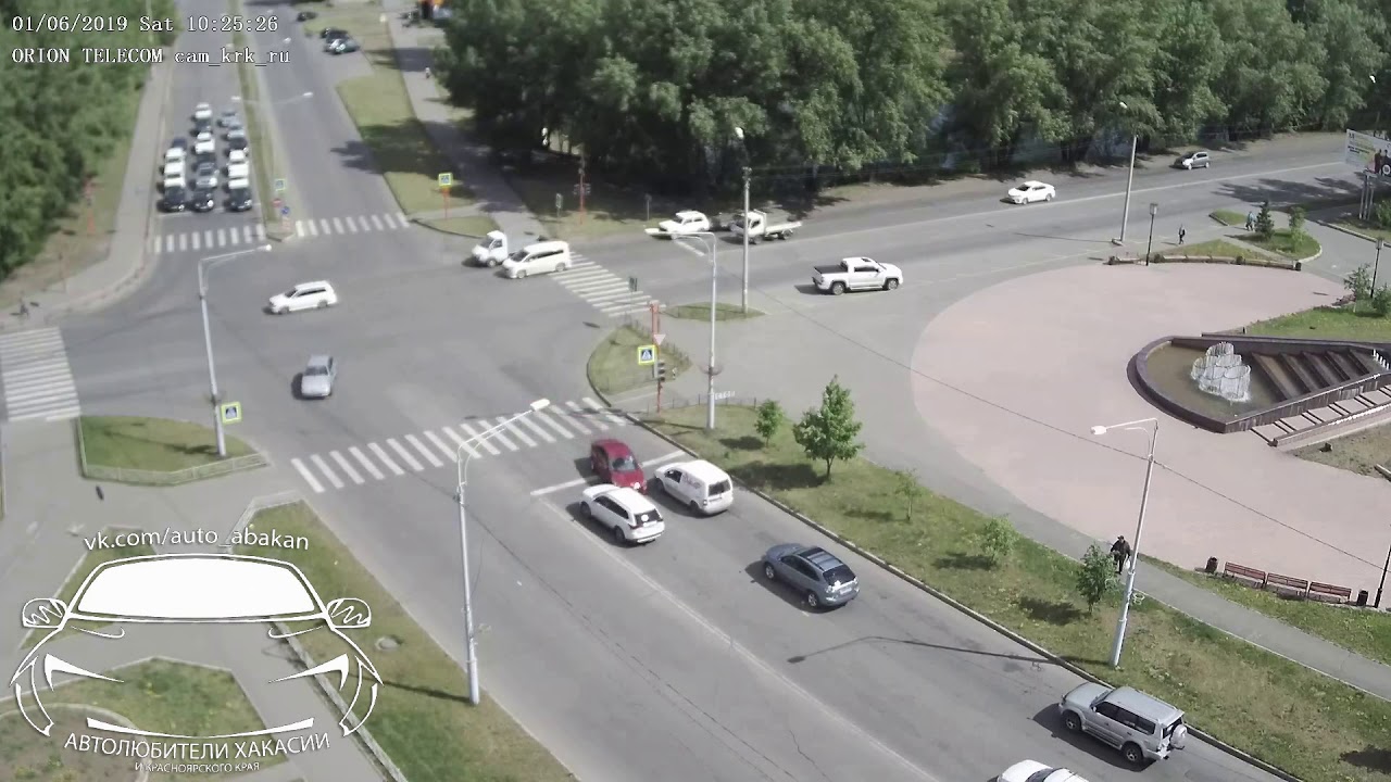 ДТП Абакан, Крылова - Ярыгина - YouTube