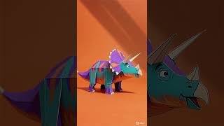 paper dinosaurs #wan2_2 #dccomics #tabsstudio #3dworld #theflash