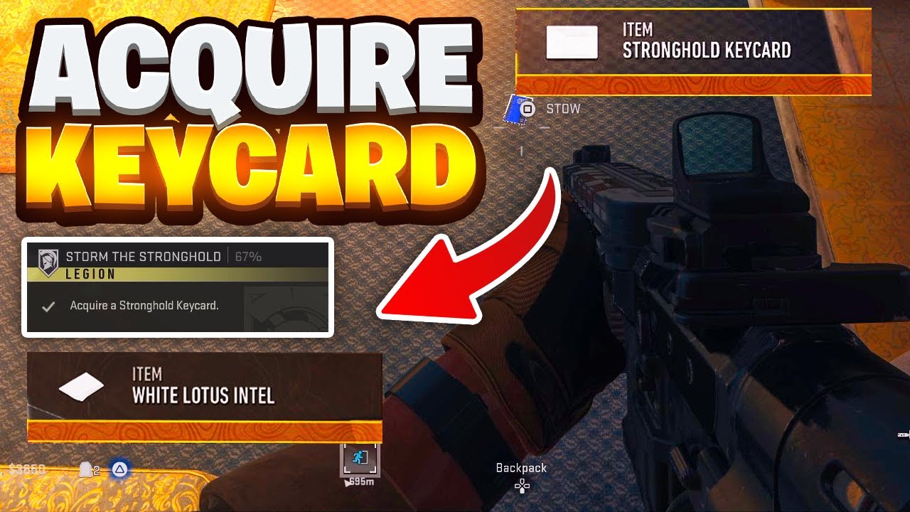HOW to AQUIRE STRONGHOLD KEYCARD & EXTRACT WHITE LOTUS INTEL LOCATION
