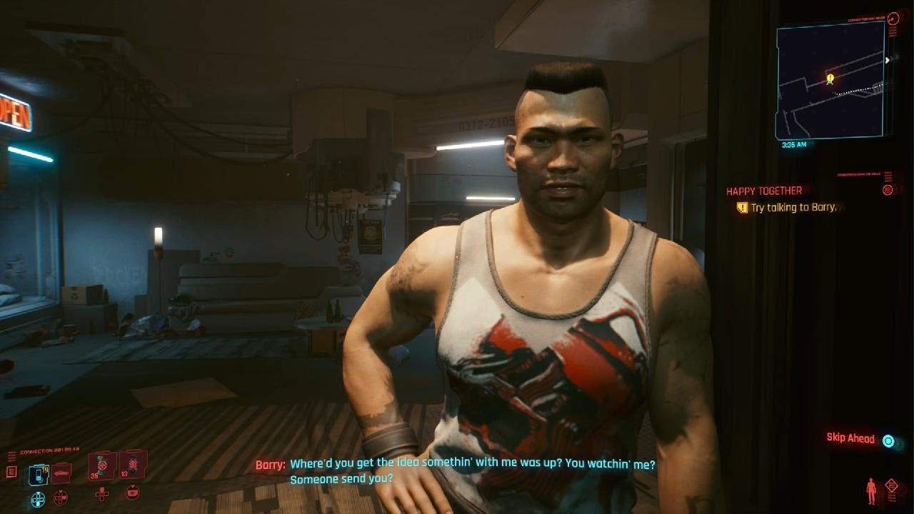 Cyberpunk 2077 Meeting Barry