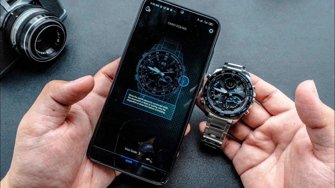 Hướng dẫn sử dụng và kết nối Bluetooth đồng hồ Casio Edifice ECB-900DB ...