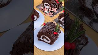 Indulge in the festive magic of Postcard Cafe with our Yule Log Cake #YuleLogCake #PostcardCafe