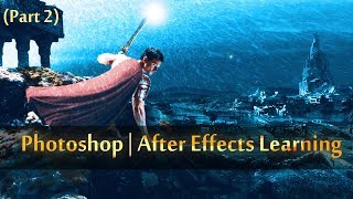 Easy Tutorial making warrior scene in photoshop and animation in After effects Part 2 screenshot 2