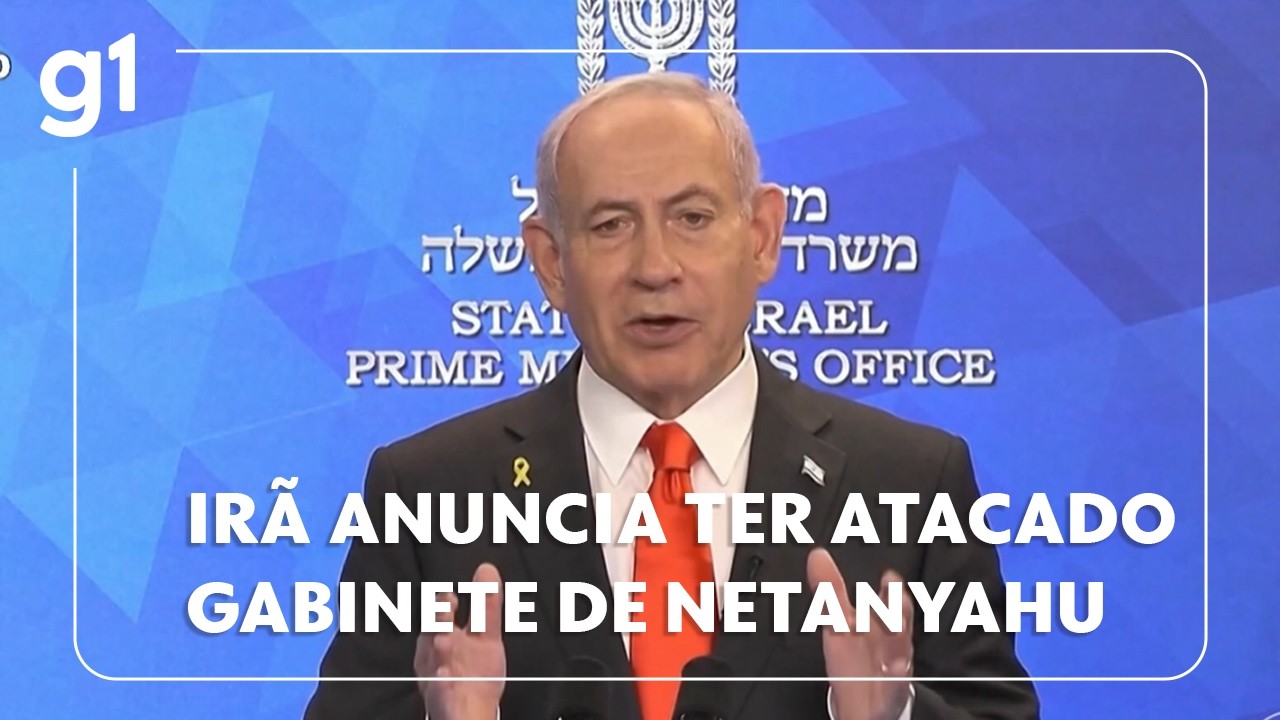 Irã anuncia ter atacado gabinete de Netanyahu, diz agência