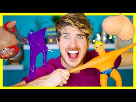 CUTTING OPEN WEIRD STRESS TOYS!