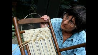 DIY KIDS CHAIRS PROJECTS & splint seat weaving (136 the weaver)
