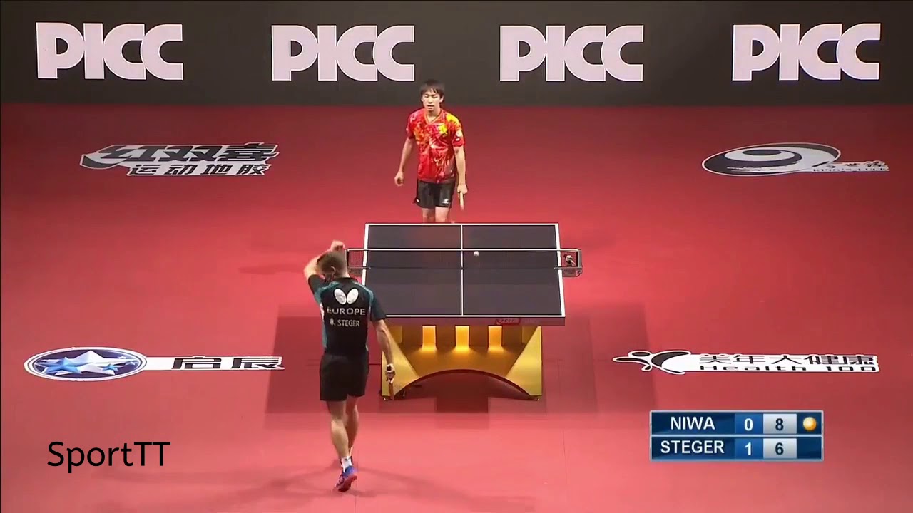 Koki Niwa vs Bastian Steger [ Asia Europe All Stars Challenge 2018 ]