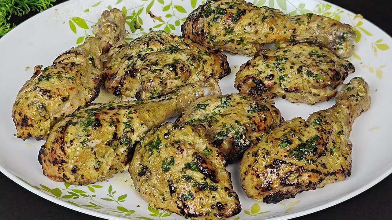 Malai Tangdi Kabab | Creamy Chicken Drumsticks