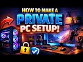 How To Make a Private PC Setup | No Lag | No Latency | New Port Forwarding Method | SleepyBuddy