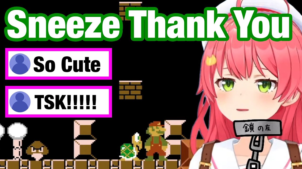 🌸Sakura Miko's Biggest Sneeze Ever! 🤧😂【Hololive/Sakura Miko】