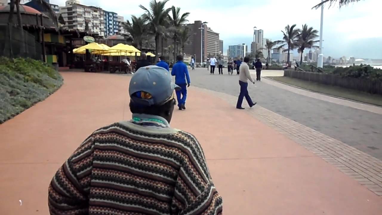 Durban beach rickshaw - YouTube