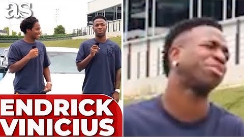 ENDRICK contesta un jugador con la 'A' y deja a VINICIUS con esta cara: NO se IMAGINAN QUIÉN dice