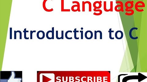 C Language Basics #C #Language #Keywords #Identifiers #Variables
