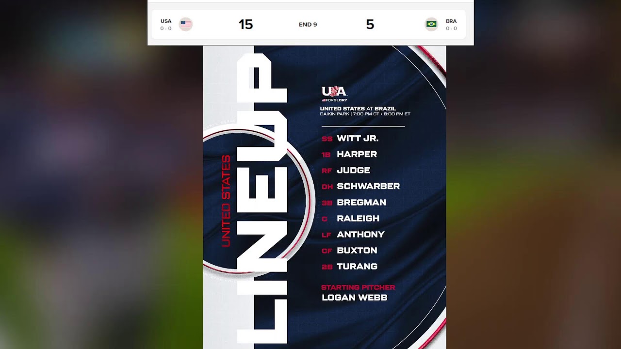 [WBC 미국 응원방] 미국 : 브라질 - 올해 우승 못하기만 해봐라 진짜