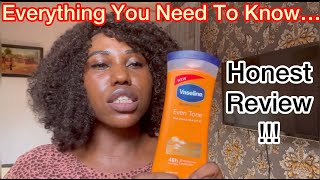 Best brightening lotion for all skin types (PRODUCT REVIEW) Vaseline Intensive Care (Even Tone)