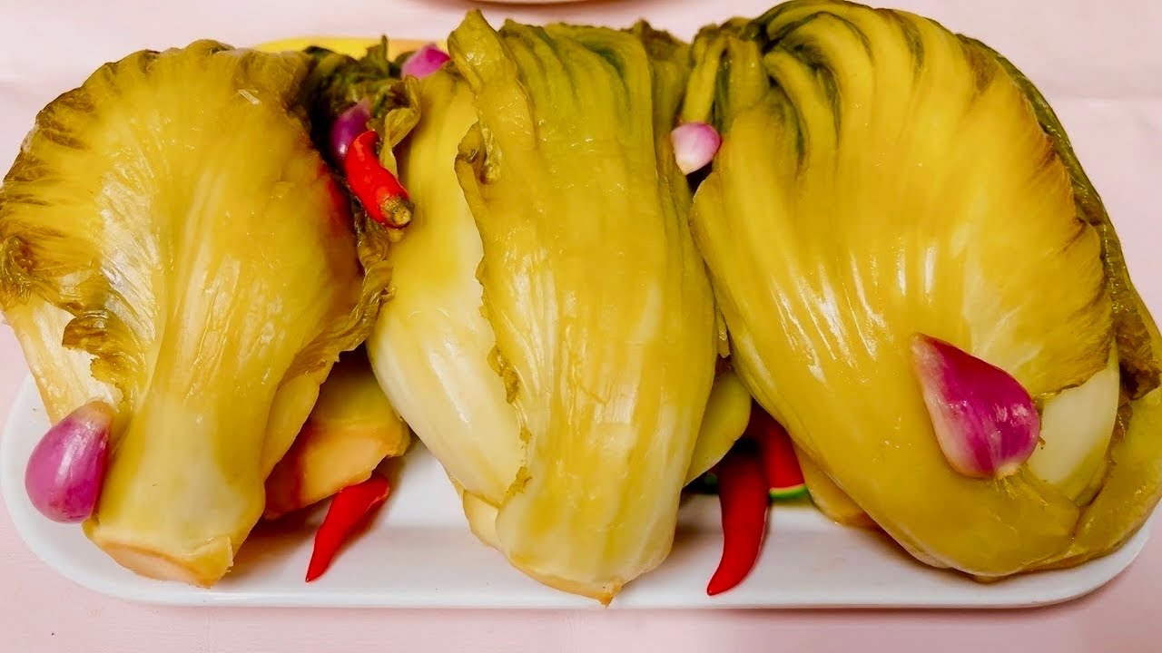 Cách Làm Dưa Cải Muối Chua Vàng Giòn Màu Đẹp Để Lâu Vẫn Giòn Bằng Một Nguyên Liệu Rẻ Tiền || QTMĐ