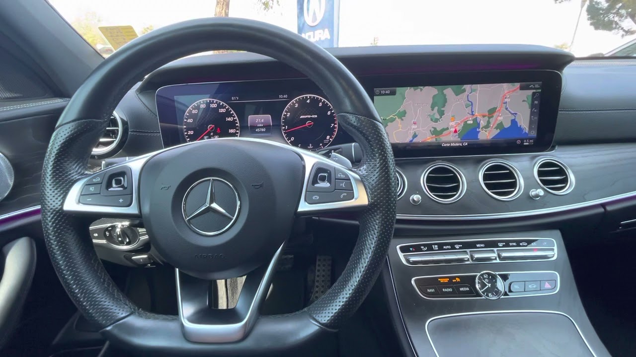 JC How to Change the Ambient Lighting color in a 2018 Mercedes Benz E Class