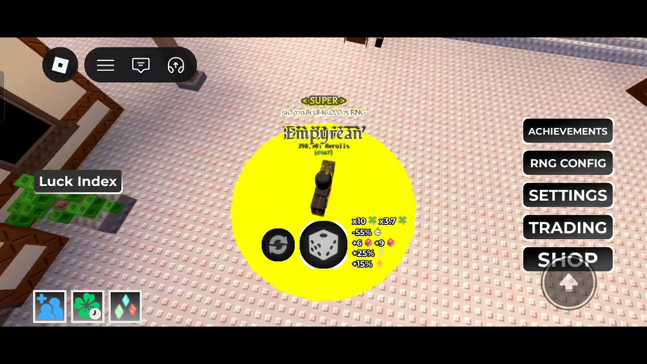 showcasing all my 100 trillion auras in fortunes end