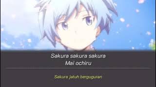 Tabidachi No Uta  - 3 Nen A-Gumi | Lirik Terjemahan {Romaji/Indonesia} Assasination Classroom