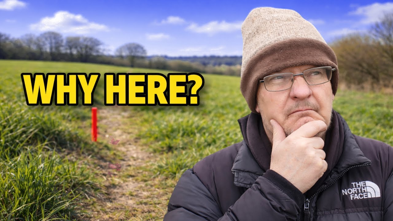 👉Я нашел два серебряных шиллинга на старой тропинке, используя металлоискатель Maps