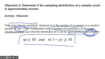 stats 6.3 - the sampling distribution of a sample count #2