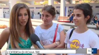 "Orientarsi a Roma Tre 2015" Tgr Lazio Rai