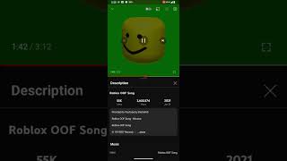 Roblox oof song 2x speed