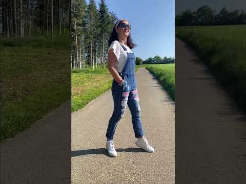 Cute denim overalls