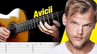 WAKE ME UP Guitar Cover with Tab | Tutorial (Avicii)