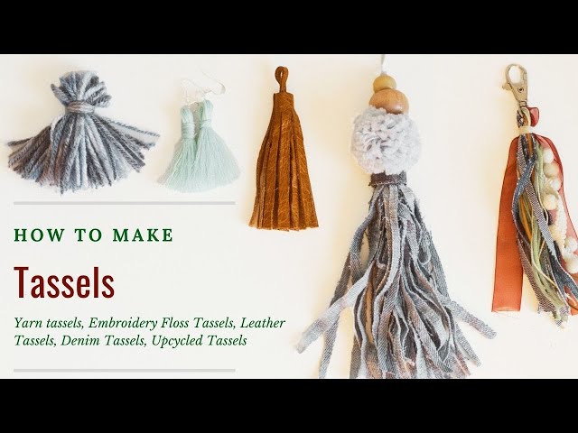How to make embroidery floss tassels