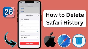 Safari-geschiedenis op iPhone verwijderen (iOS 26) | Safari-geschiedenis op iPhone wissen